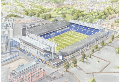 Ipswich Town FC Portman Road Stadium Wall Art Print